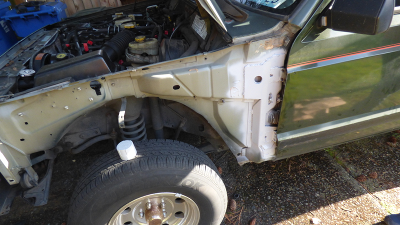 I sprayed it with the cleaner again then put two coats of primer on it.